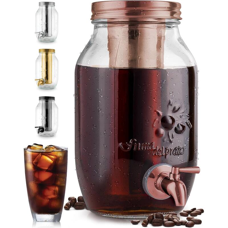 1.5 Liter Cold Brew Coffee Maker with Stainless Steel Mesh Filter