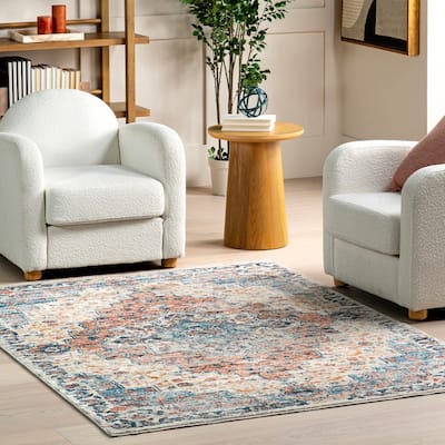 Nuloom Diana Medallion Vintage Area Rug