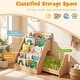 preview thumbnail 7 of 18, Costway Kids’ Bookshelf & Toy Storage Organizer with Rolling Drawer