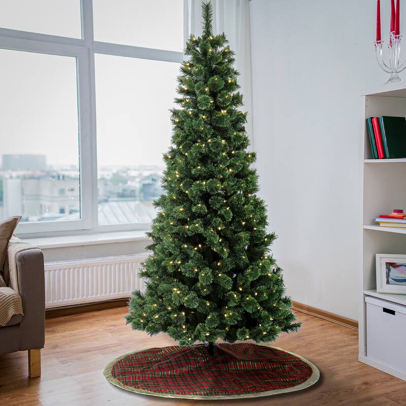 National Tree Company 7.5 ft. Pre-Lit Pilchuck Pine Tree with LED Lights - 7.5 Foot