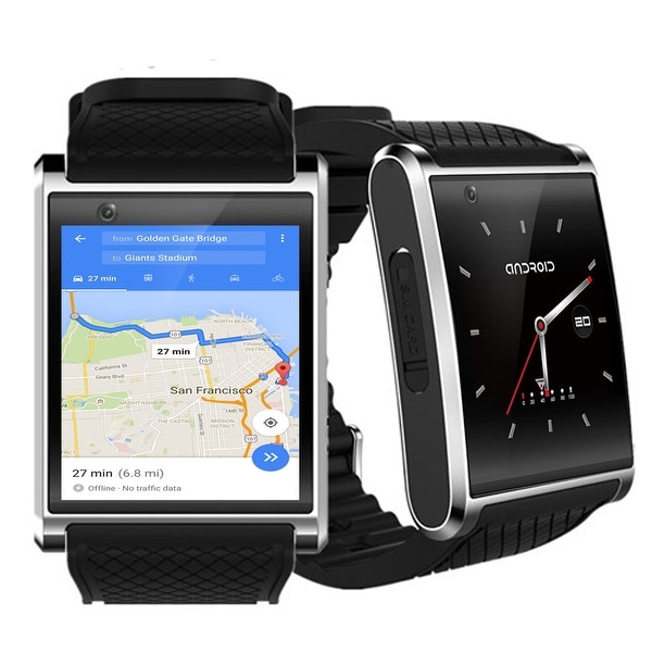 Indigi® NEW 2018 Android 5.1 OS Watch & 3G Unlocked Phone + WiFi + Bluetooth 4.0 + GPS + Google Play + Bluetooth Bundle