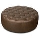 preview thumbnail 4 of 34, Poly & Bark Ascot Ottoman - Full Grain Genuine Italian Leather