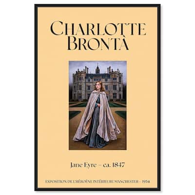 Protagonist of Jane Eyre Canvas by Art Remedy