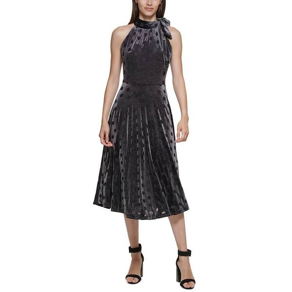 calvin klein velvet dress | Dresses | Nwt Calvin Klein Midi to for dressy occasions Lauren Ralph Lauren Flocked Velvet