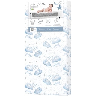Dream On Me Nap Nest Crib and Toddler eco-Friendly & Waterproof Mattress