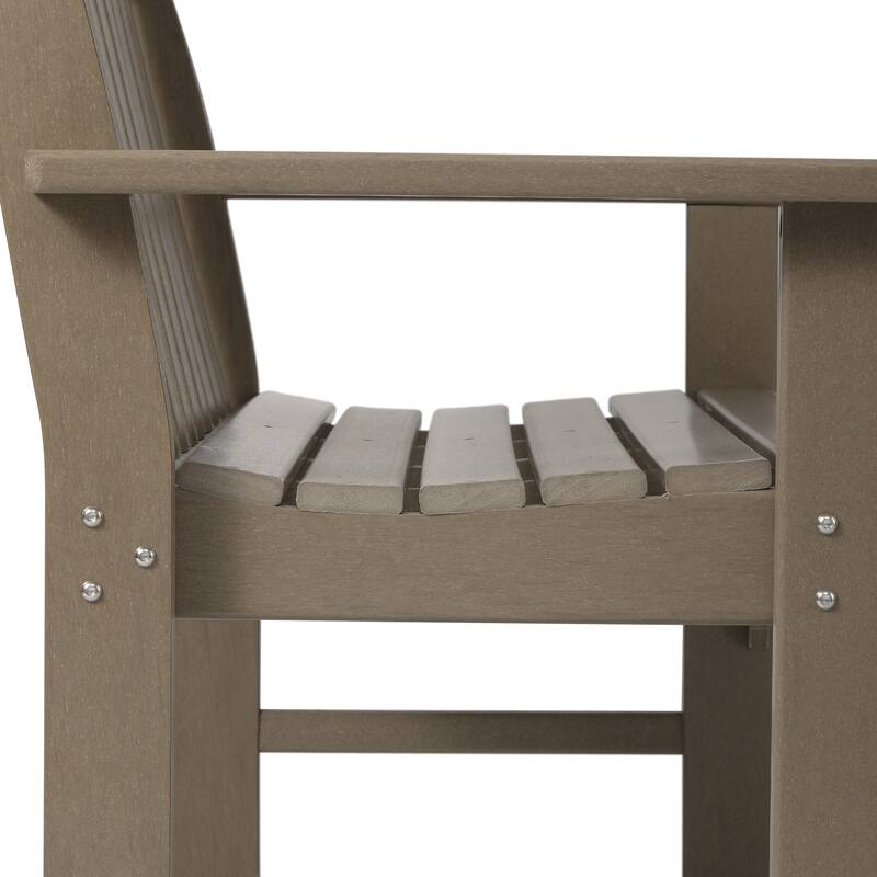 Laguna Outdoor Patio 5-Piece Porch Bench & Rocking Chair Conversation Set