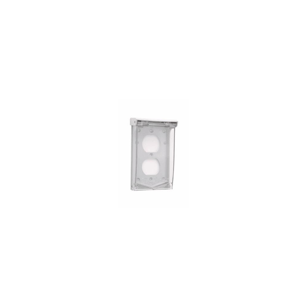 Shop Legrand 3710 Pass And Seymour Single Gang Self Closing Cover Clear Overstock 23176853