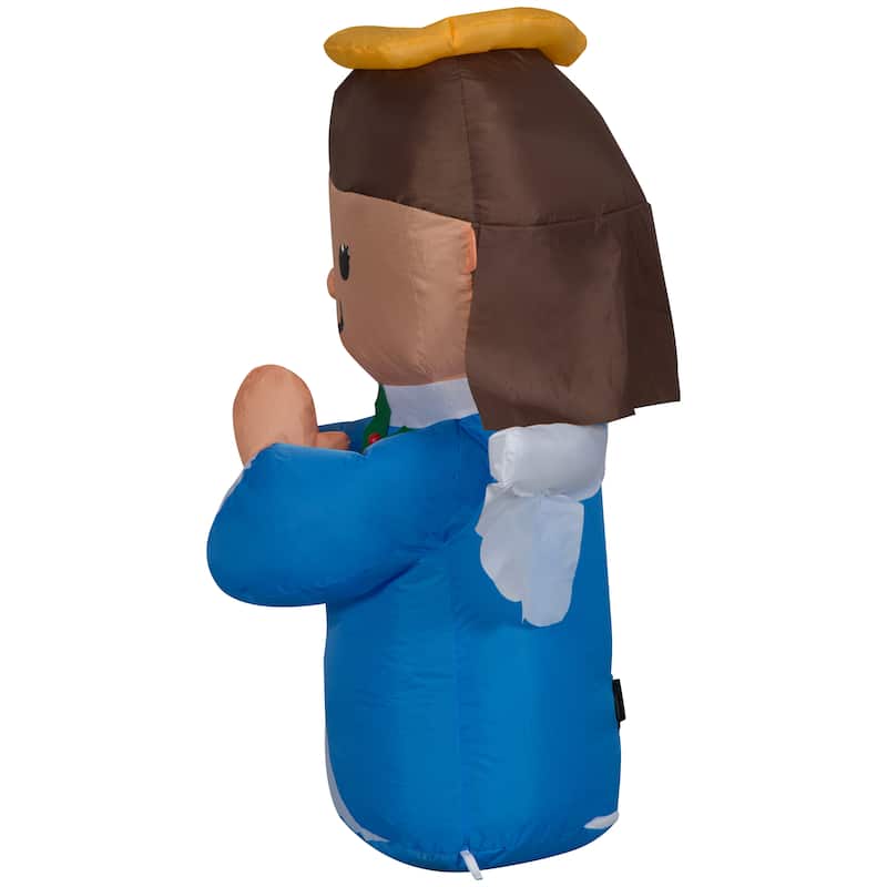 Gemmy Christmas Inflatable Angel, 3.5 ft Tall