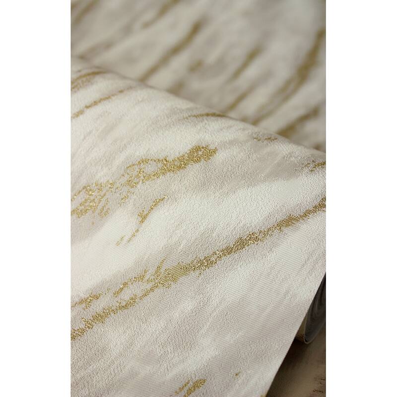 Fine Decor Arran Neutral Swirling Stripe Wallpaper