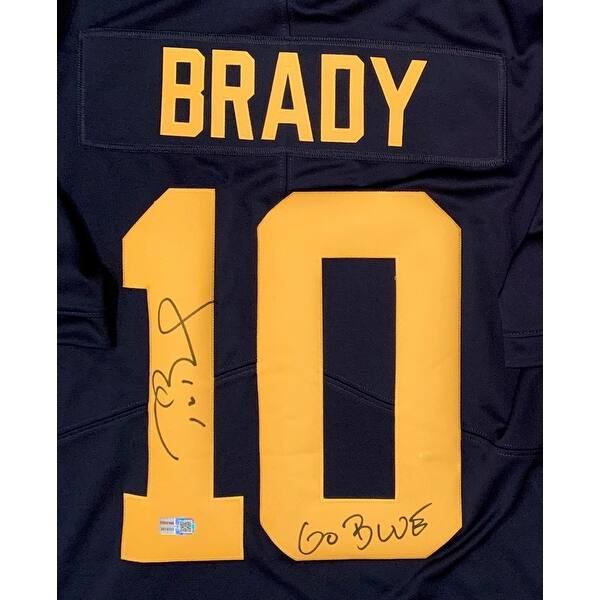 Shop Tom Brady Autographed Michigan Wolverines Signed Jordan Brand