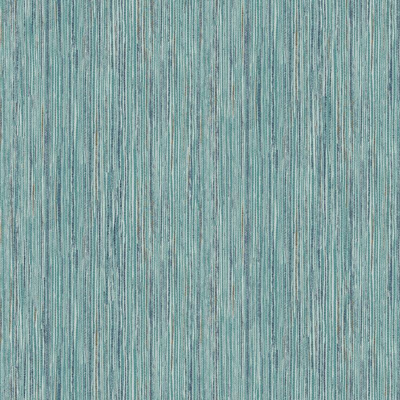 A-Street Prints Justina Teal Faux Grasscloth Wallpaper