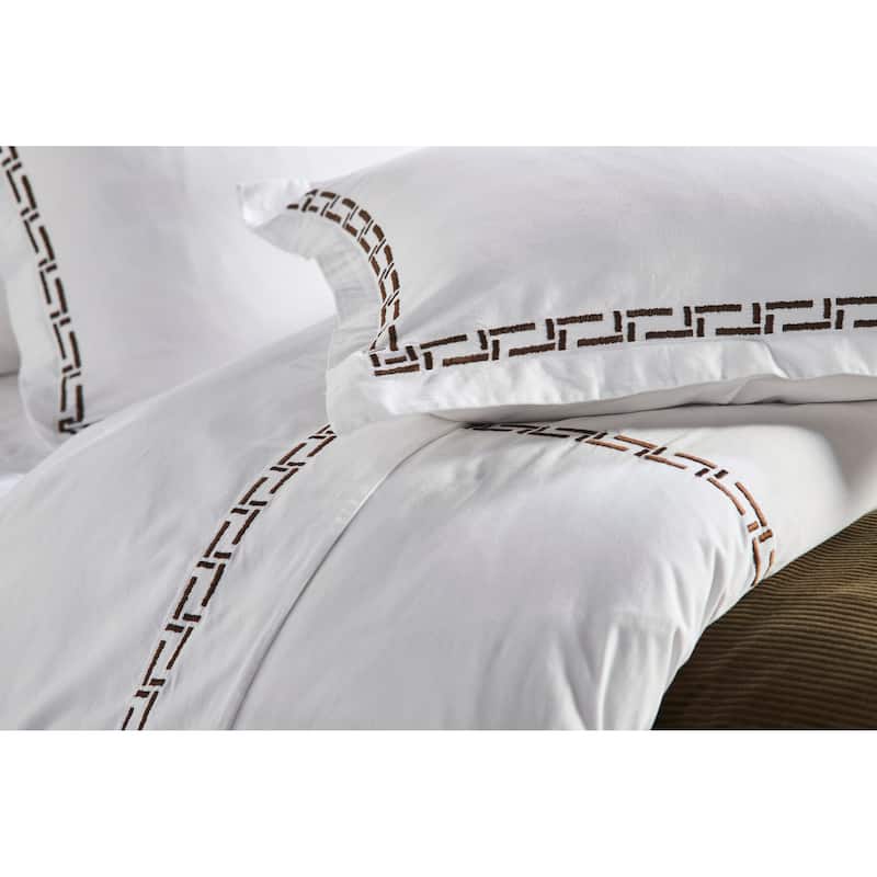 Ellis Duvet Cover, Saddle
