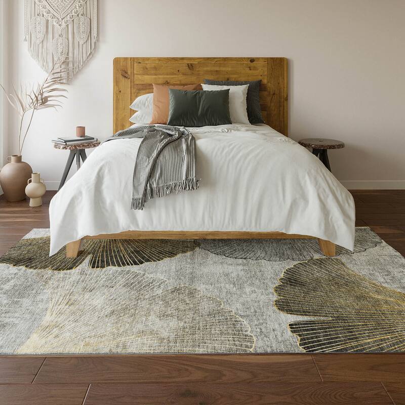 Premium Washable Super Soft Modern Floral Mayfield Rug