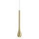 preview thumbnail 1 of 6, Kovacs P1461-L Pingo 2" Wide LED Mini Pendant Soft Brass