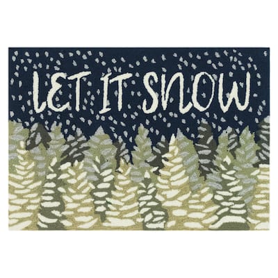 Liora Manne Frontporch Let It Snow Indoor/Outdoor Rug