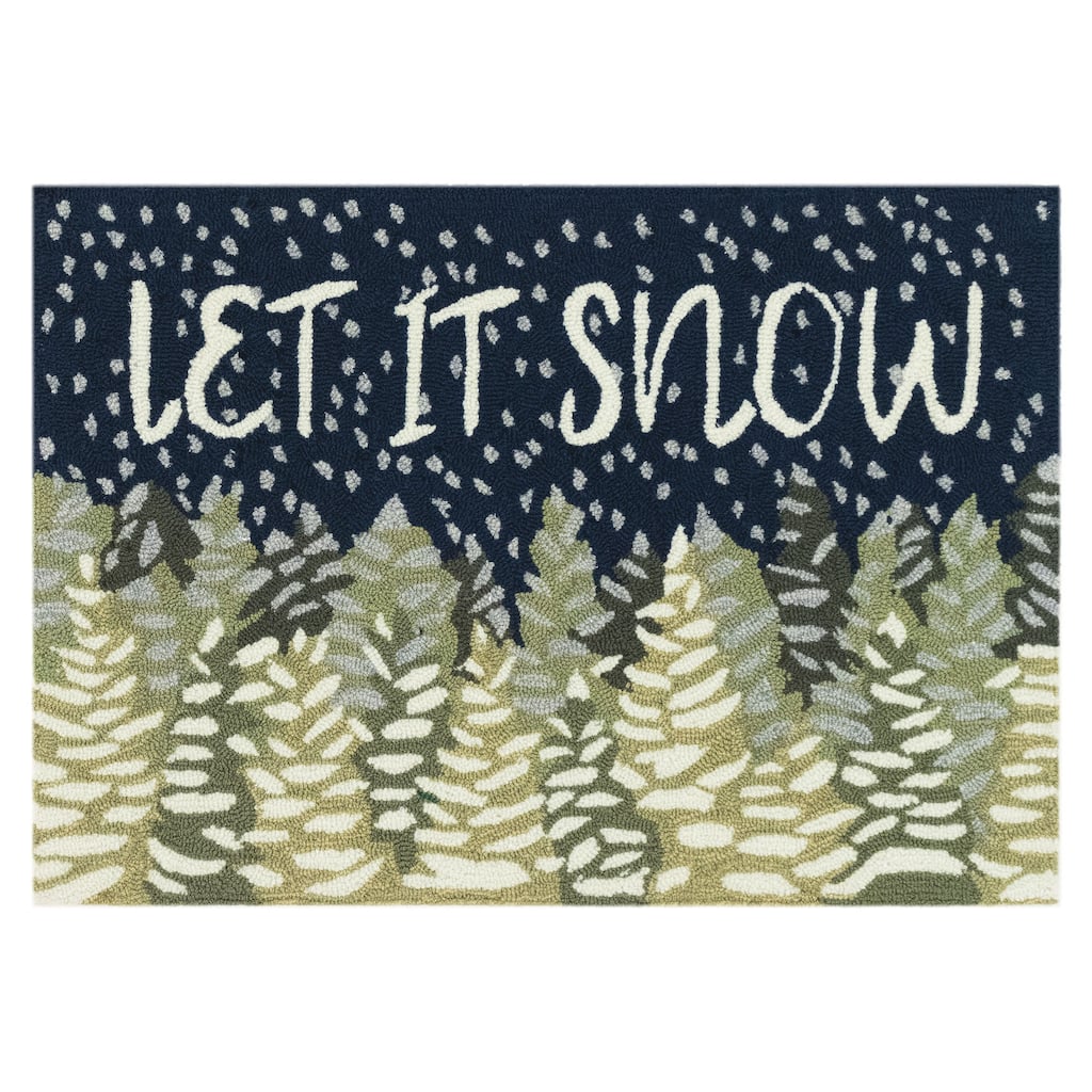 Liora Manne Frontporch Let It Snow Indoor/Outdoor Rug
