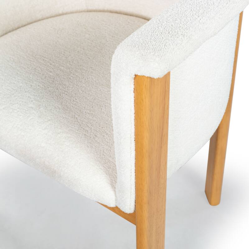 SAFAVIEH Couture Katemarie Mid-Century Modern Arm Chair (Fully Assembled) - 24"W x 21"D x 28"H