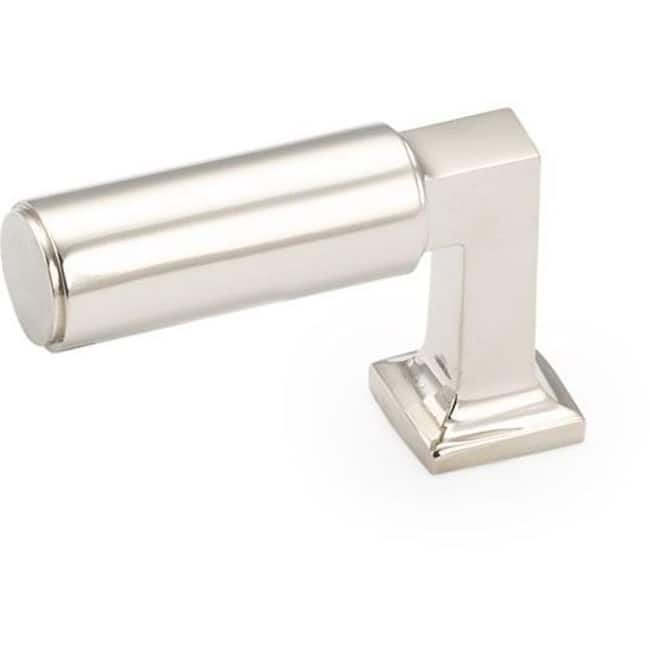 Schaub and Company Haniburton 2" Long Contemporary Urban Lever Style - Polished Nickel