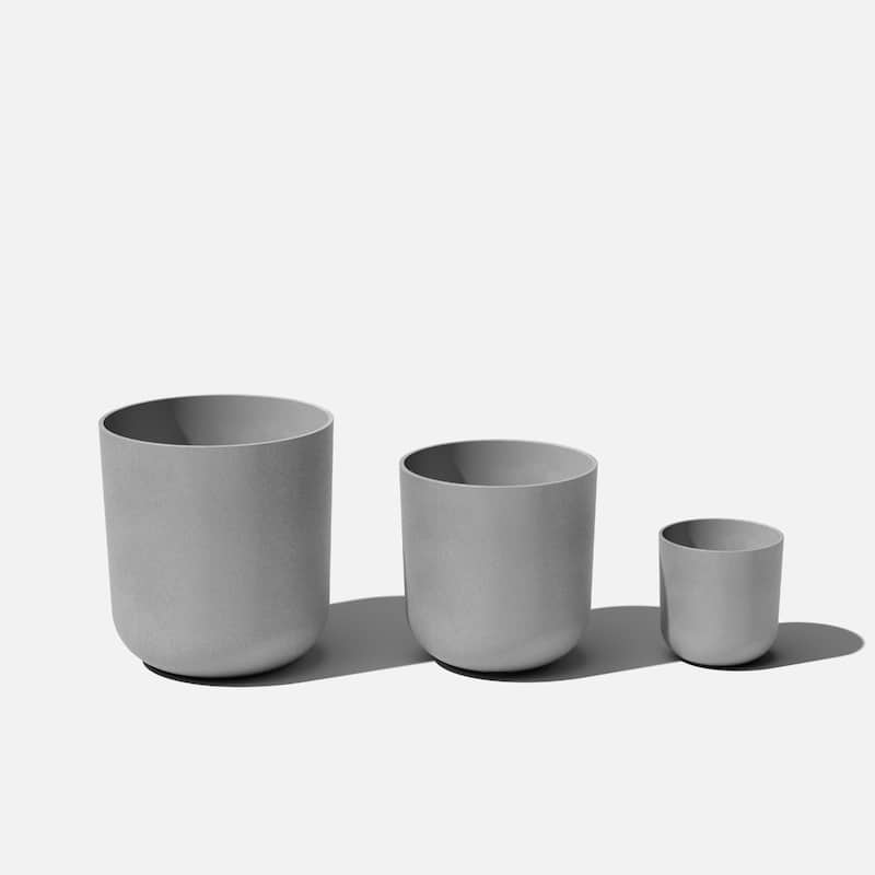 Veradek Mason Series Kona Bundle Planter - 20 inch - Grey