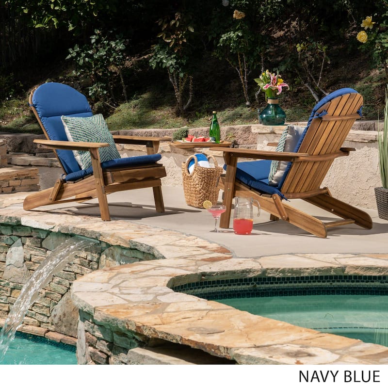 Malibu Adirondack Chair Cushions (Set of 2) by Christopher Knight Home