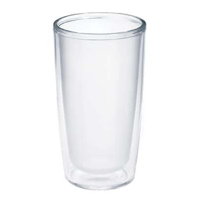 Tervis Crystal Clear Tabletop Made in USA Double Walled Insulated Travel Tumbler, Classic
