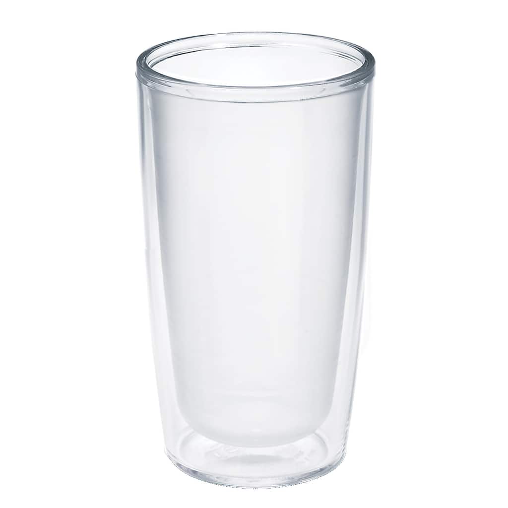 Tervis Crystal Clear Tabletop Made in USA Double Walled Insulated Travel Tumbler, Classic