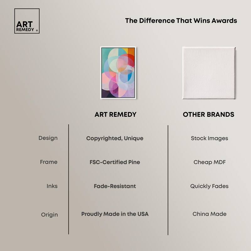 Oneiric Circles II Canvas by Art Remedy