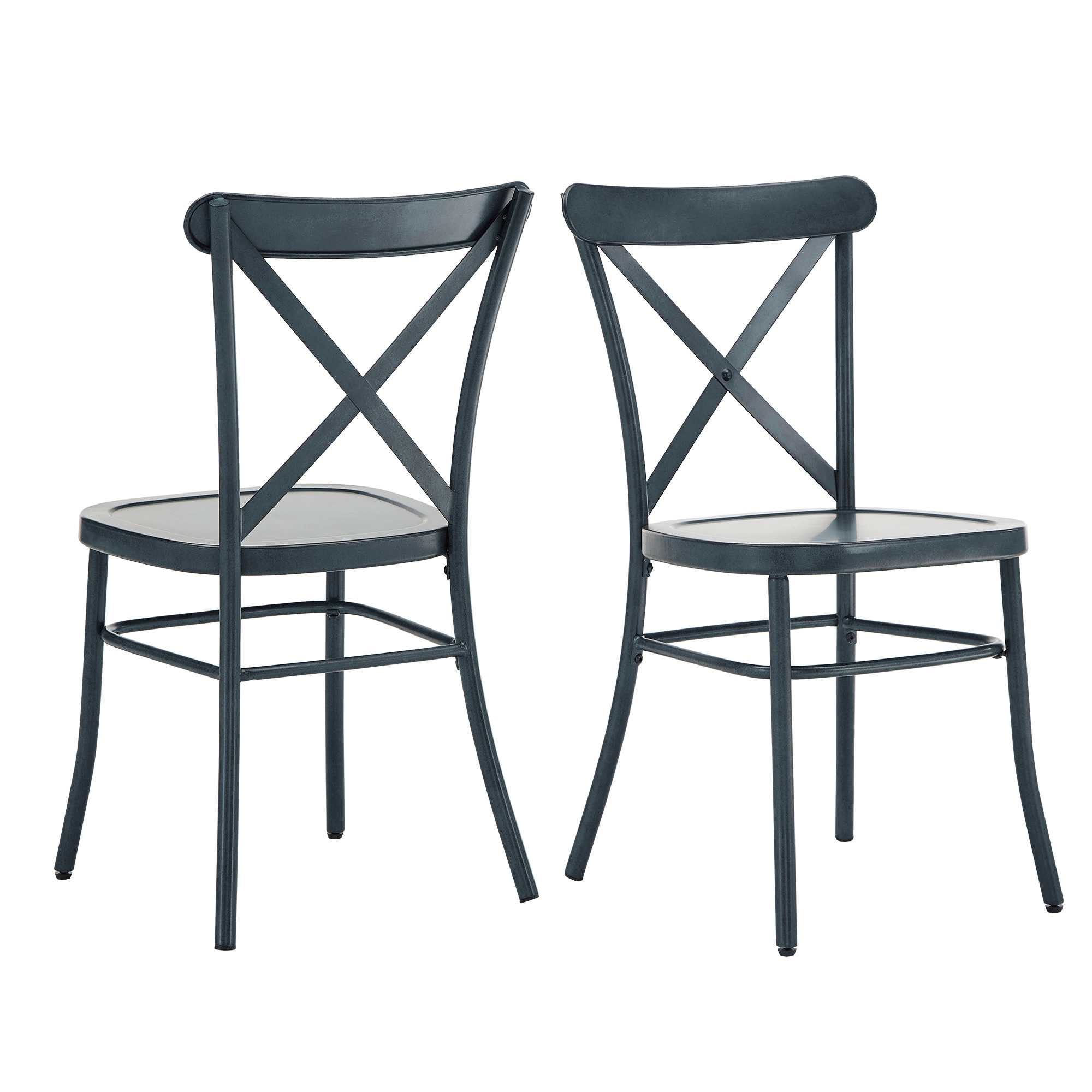Pompey metal discount dining chairs