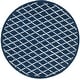 preview thumbnail 101 of 101, SAFAVIEH Handmade Chatham Carlota Modern Moroccan Wool Rug 7' Round - Dark Blue/Ivory - Round
