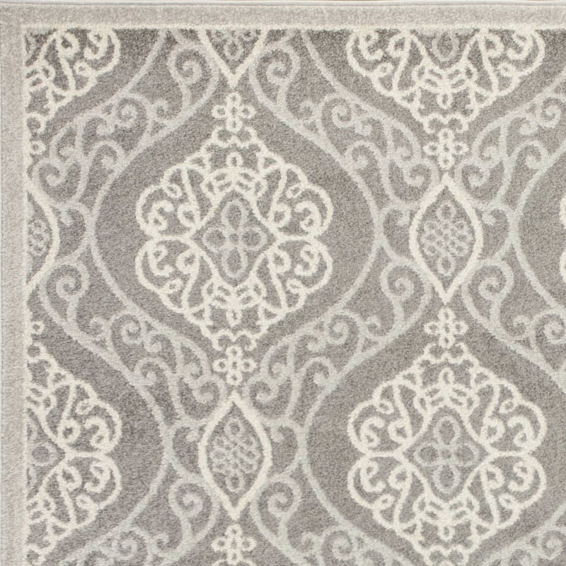 Tave Abstract Shapes Weather Resistant Classic Elegance Outdoor Rug