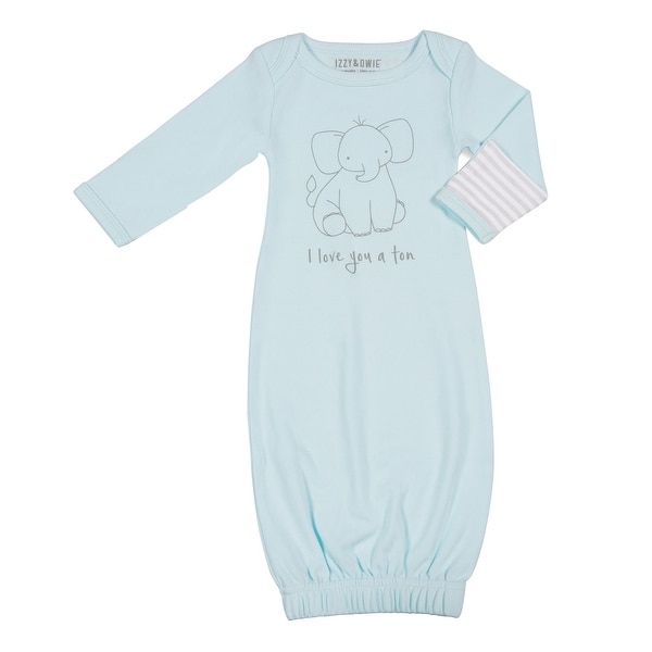 newborn gowns with mitten cuffs