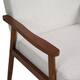 Midcentury Modern Solid Wood Armchair