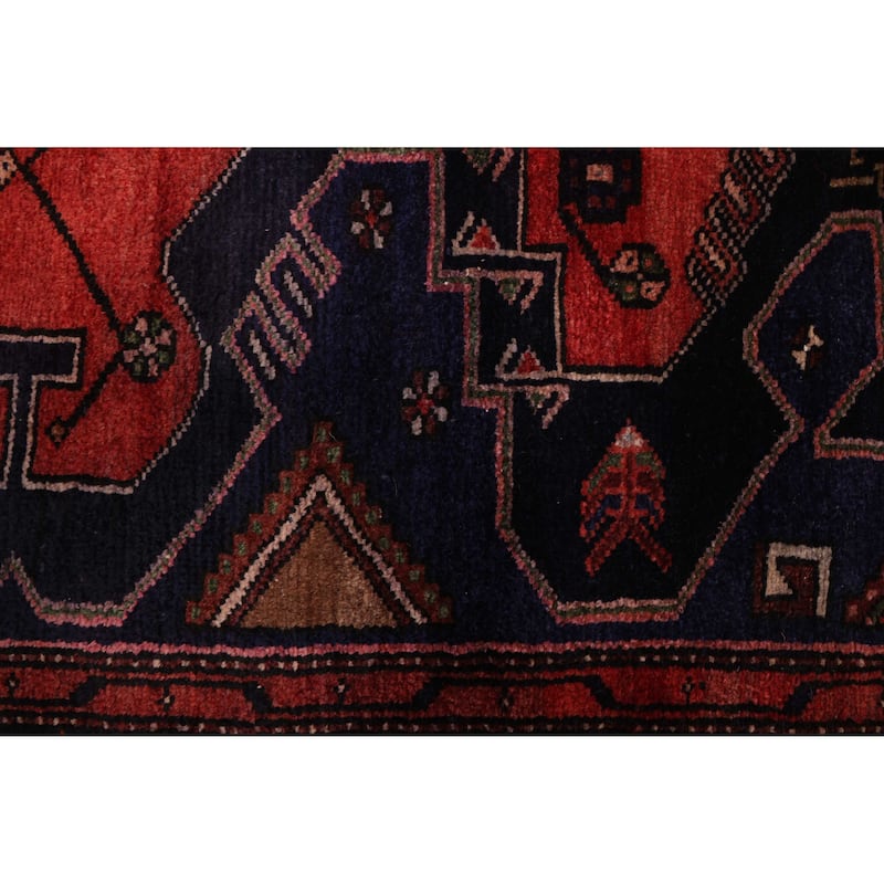 ECARPETGALLERY Hand-knotted Konya Anatolian Navy Wool Rug - 4'5 x 6'9