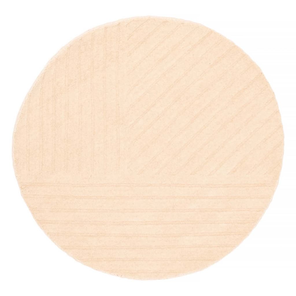 Kashkuli Gabbeh Beige Rug 4'0" x 4'0" - 4'0 x 4'0