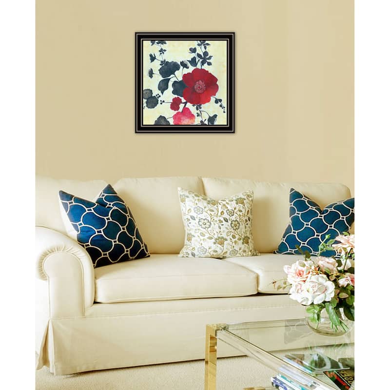 TrendyDecor4U "Japanese Blossoms II" Framed Print Wall Art