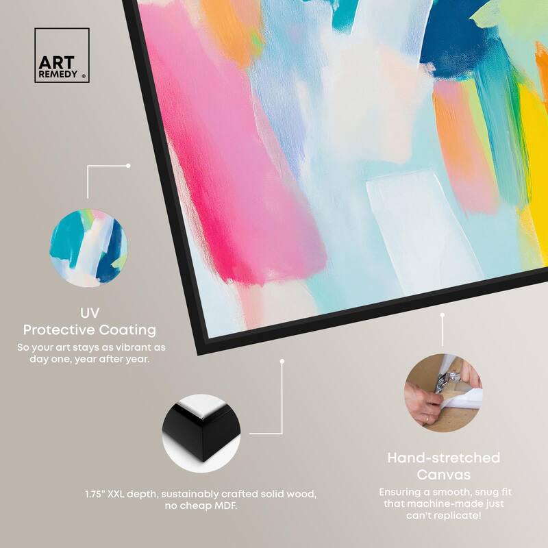 Whirlwind of Color I Canvas by Art Remedy