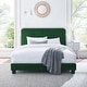 preview thumbnail 2 of 52, Celine Channel Tufted Performance Velvet Queen Platform Bed