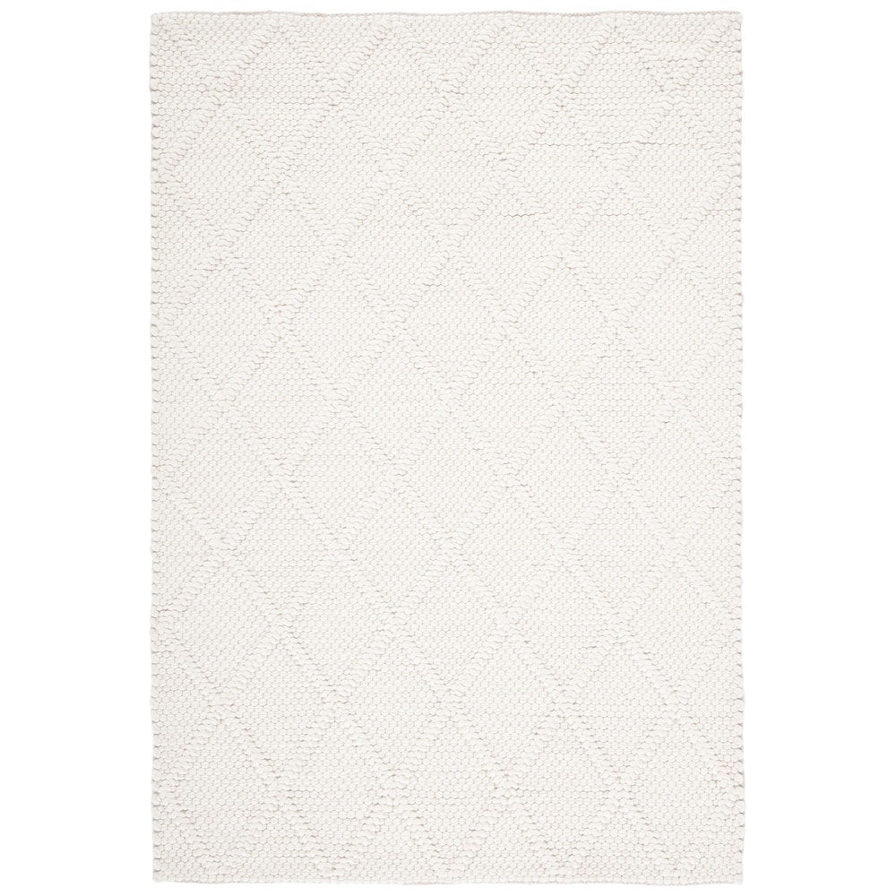 SAFAVIEH Handmade Natura Metje Wool/ Viscose Trellis Rug