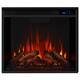 Lynette 56.26" Media Electric Fireplace Gray by Real Flame