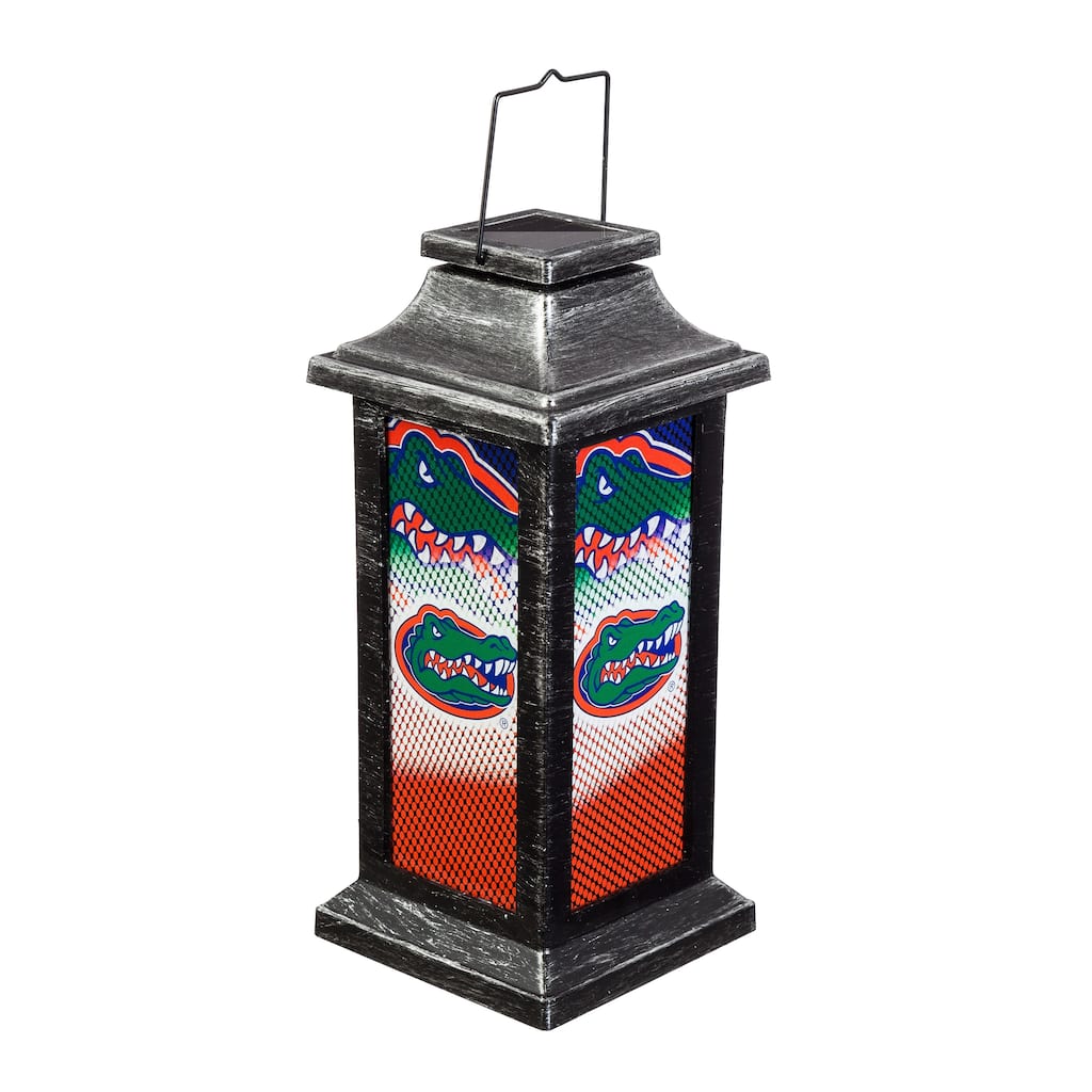 University of Florida 10 in. Indoor/Outdoor Solar LED Garden Lantern
