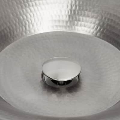 1.5-in Non-Overflow Pop-up Bathroom Sink Drain in Brushed Nickel (D-208BN)