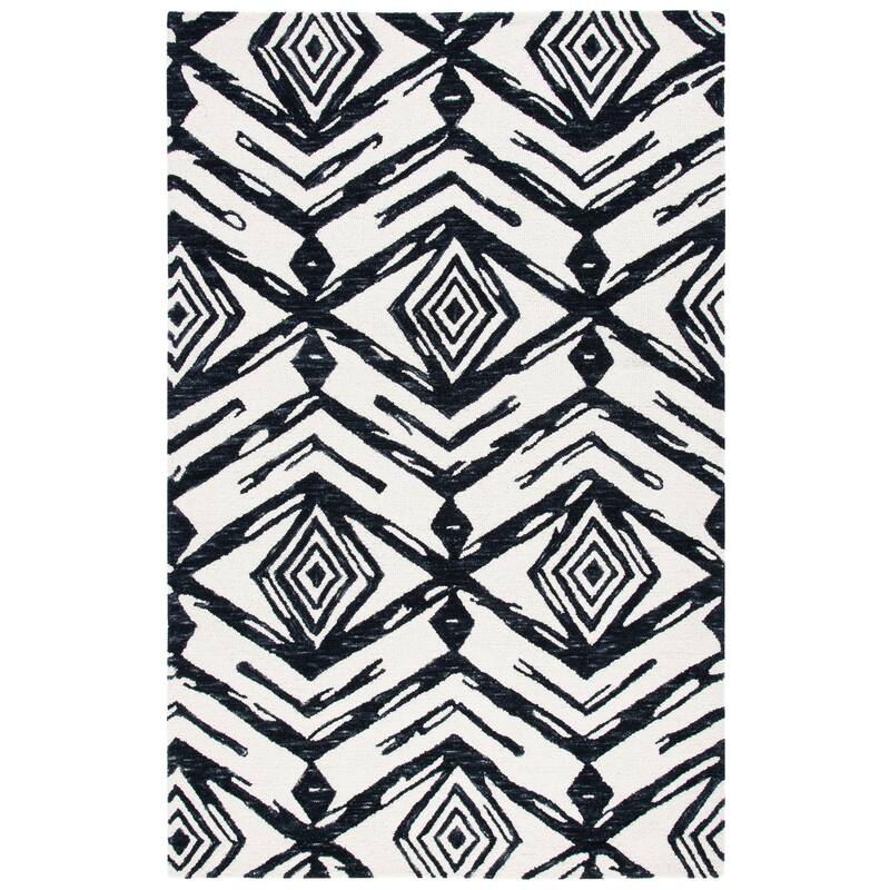 SAFAVIEH Handmade Metro Jorine Modern Abstract Wool Rug