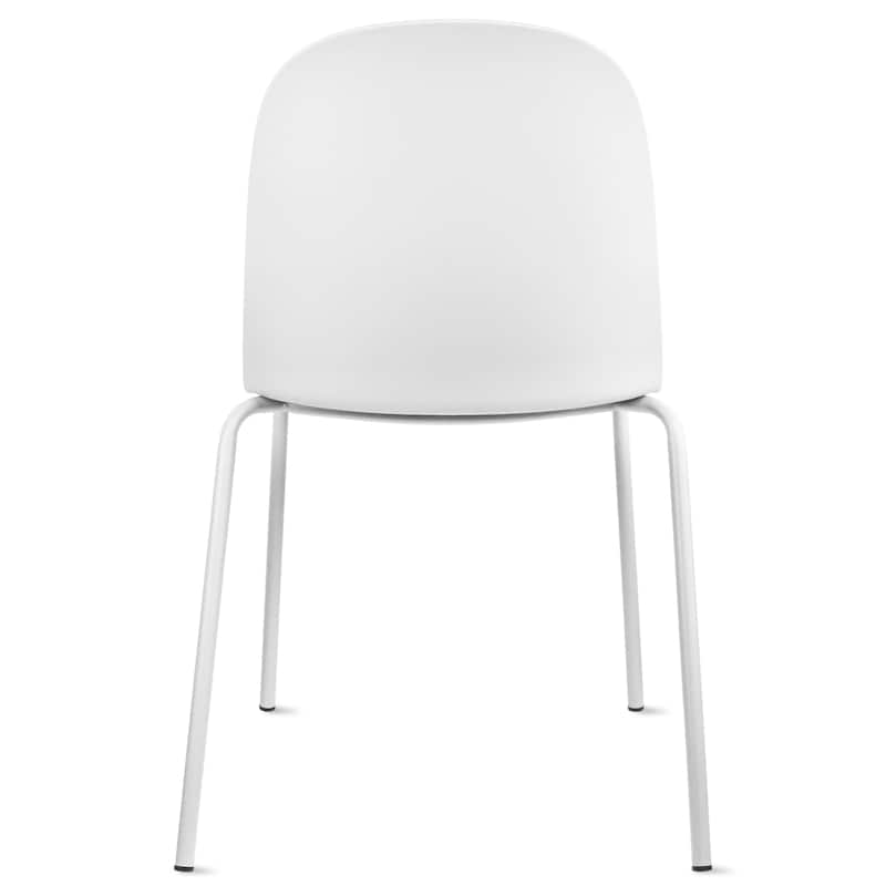 Set of 2 Plastic Dining Chairs Padded Seat Cushion For Kitchen Outdoor Patio Office Waiting Room Breakroom Guest