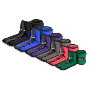 ProsourceFit Ankle Wrist Weights Set of 2, Comfort Fit Adjustable 1 to 5 lb