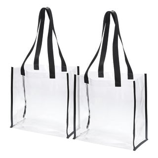 20Pcs Stadium Approved Clear Tote Bags Reusable PVC Bag with  Handle(12x12x6Inch) - 20 Pack - Bed Bath & Beyond - 37683224