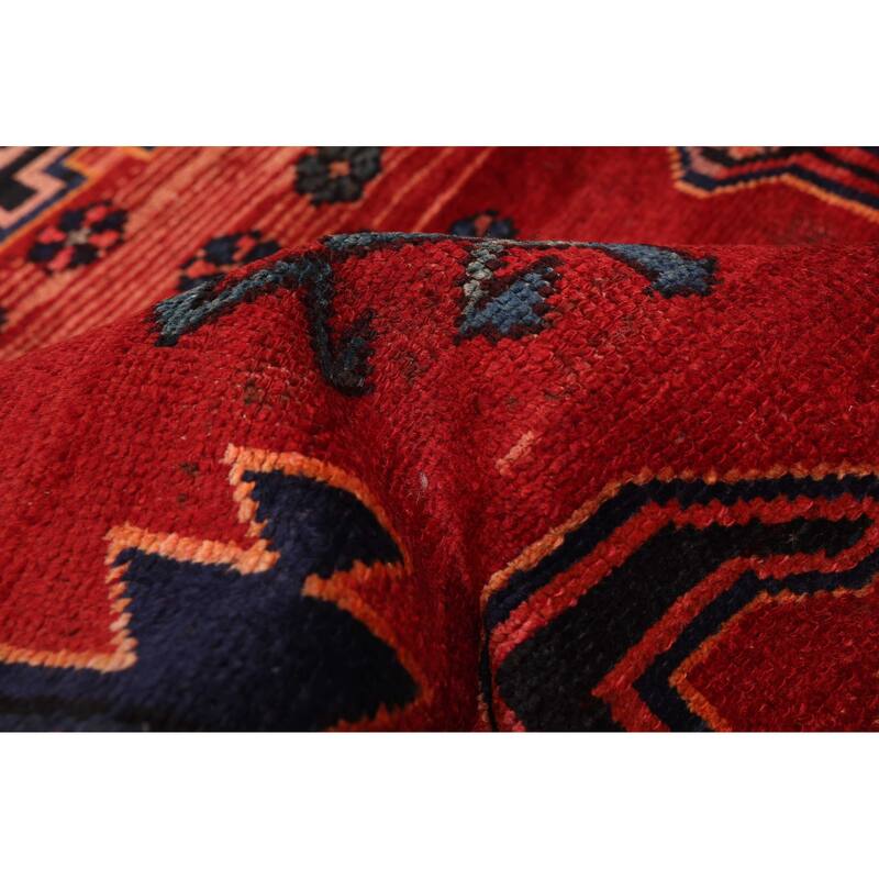 ECARPETGALLERY Hand-knotted Konya Anatolian Red Wool Rug - 4'10 x 9'0