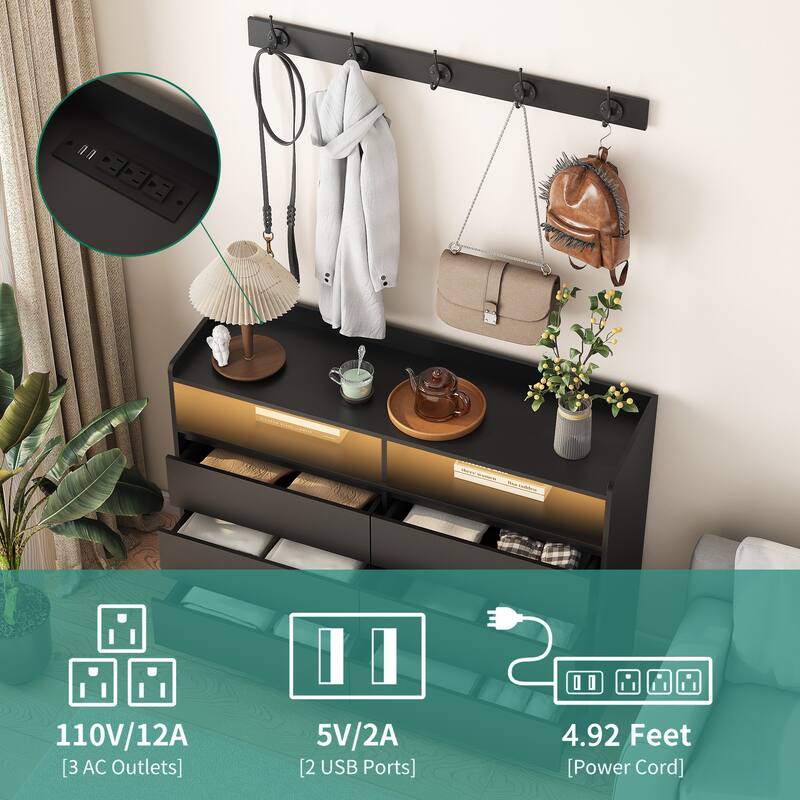 Living Room Sideboard Storage Cabinet, Drawer Cabinet