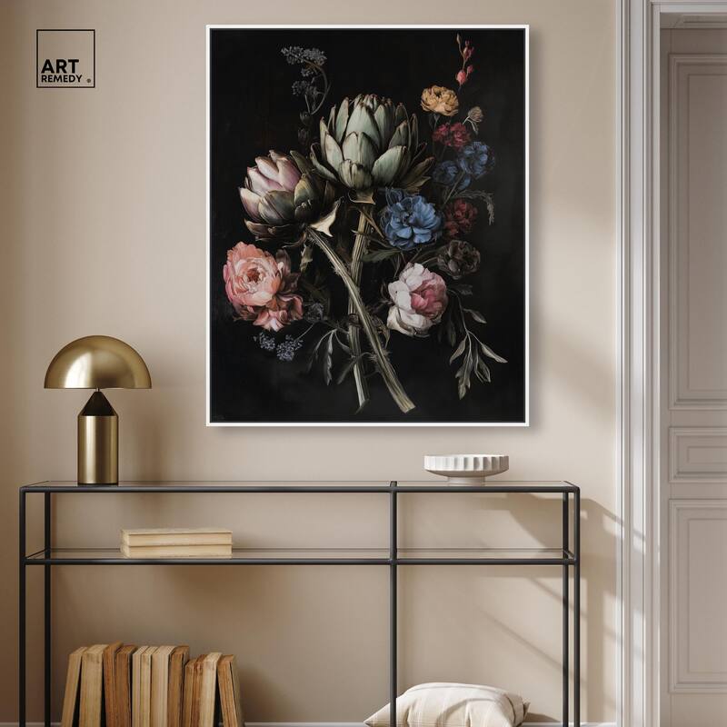 Moody Artichoke III Canvas by Art Remedy