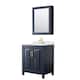 Option Dark Blue / Giotto Quartz Top / Brushed Gold