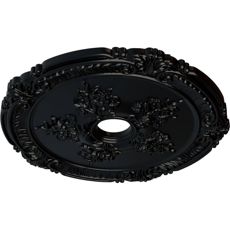 26"OD x 3 3/4"ID x 1 1/2"P Attica with Rose Ceiling Medallion